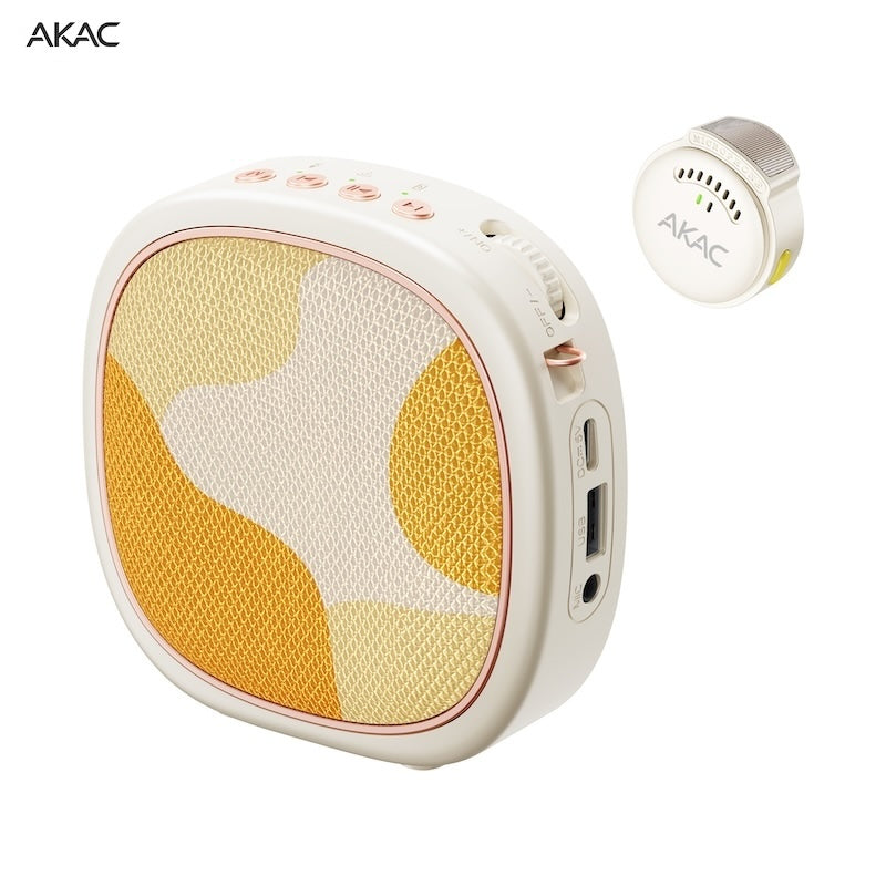AKAC Portable Voice Amplifier with Wireless Lavalier Microphone