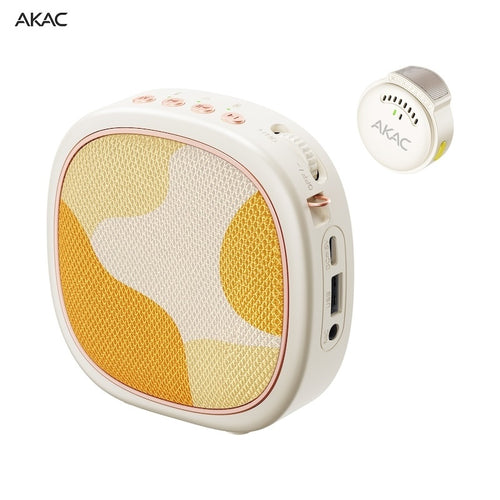 AKAC Portable Voice Amplifier with Wireless Lavalier Microphone