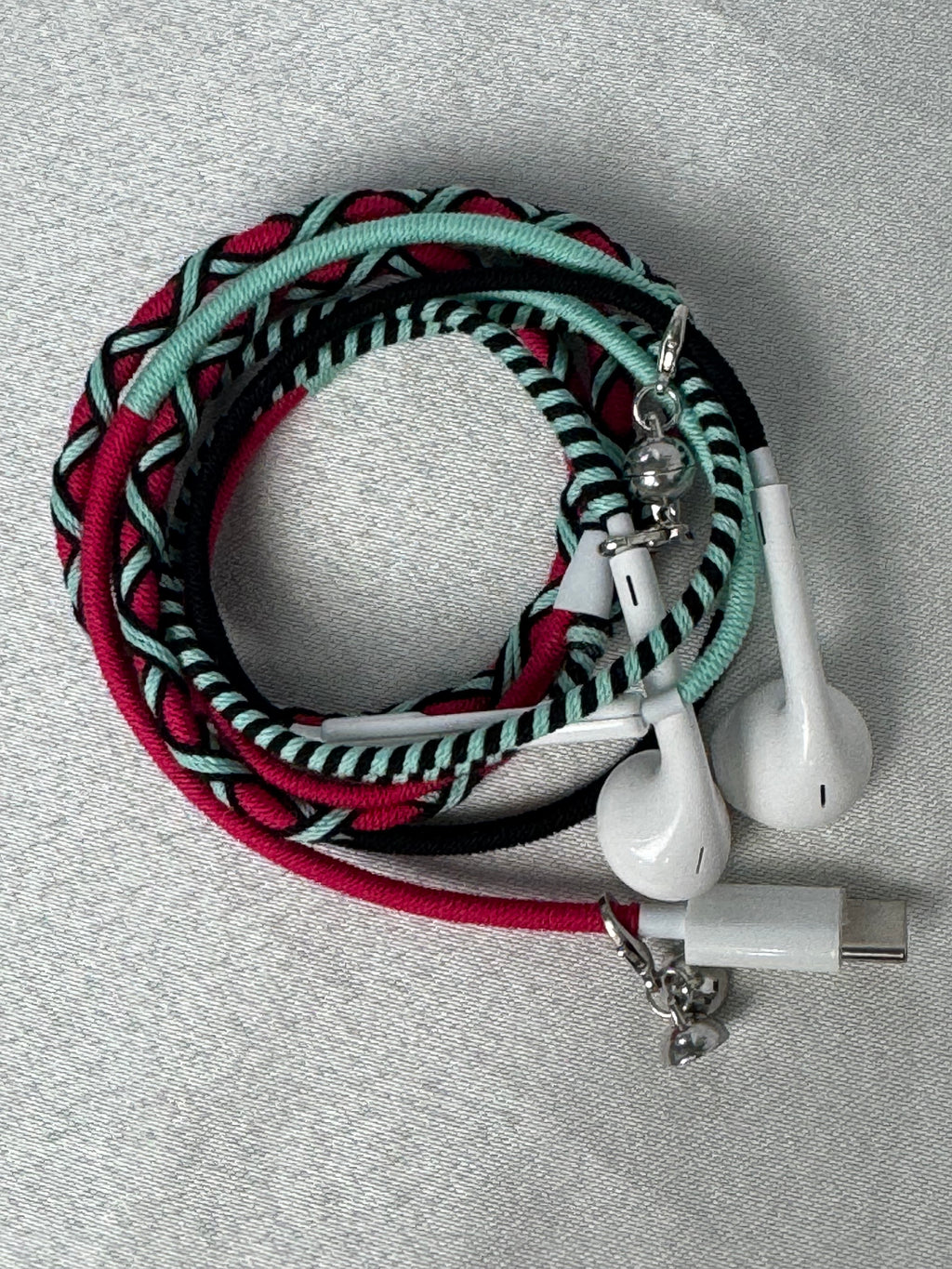 AKAC Braided Pastel Type-C Wired Earphones